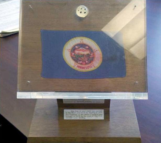 Minnesota&#039;s Apollo 11 lunar sample display was found in storage in St. Paul.