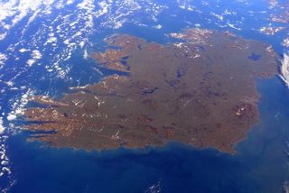For St. Patrick's Day, NASA astronaut Terry Virts tweeted this photo of Ireland taken on the International Space Station on March 17, 2015.