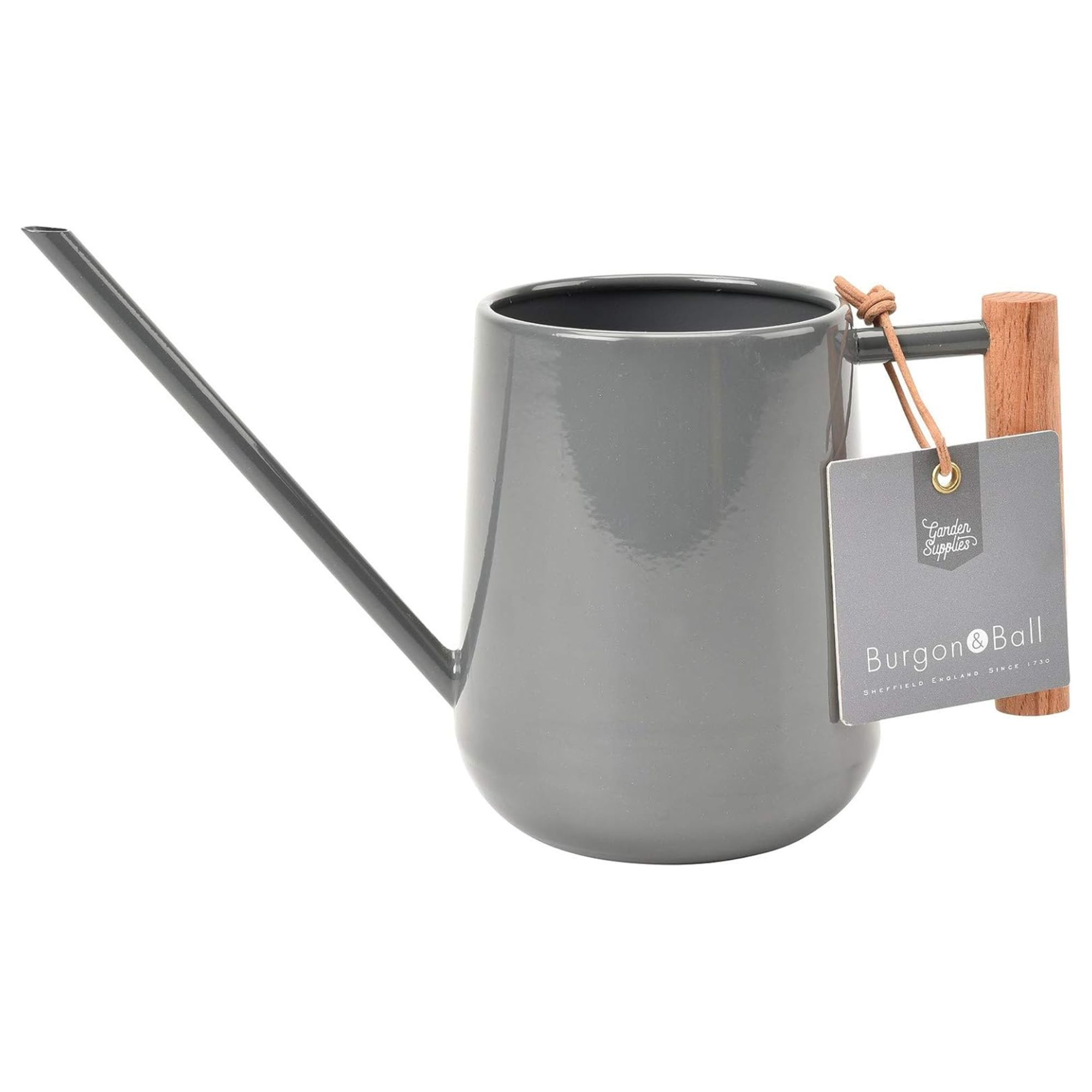 Burgon &amp;amp; Ball Indoor Watering Can Charcoal Grey
