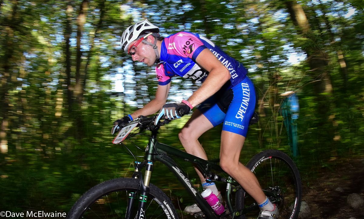 Brendan McCormack (CCB Racing) looking very much like his Uncle Mark McCormack