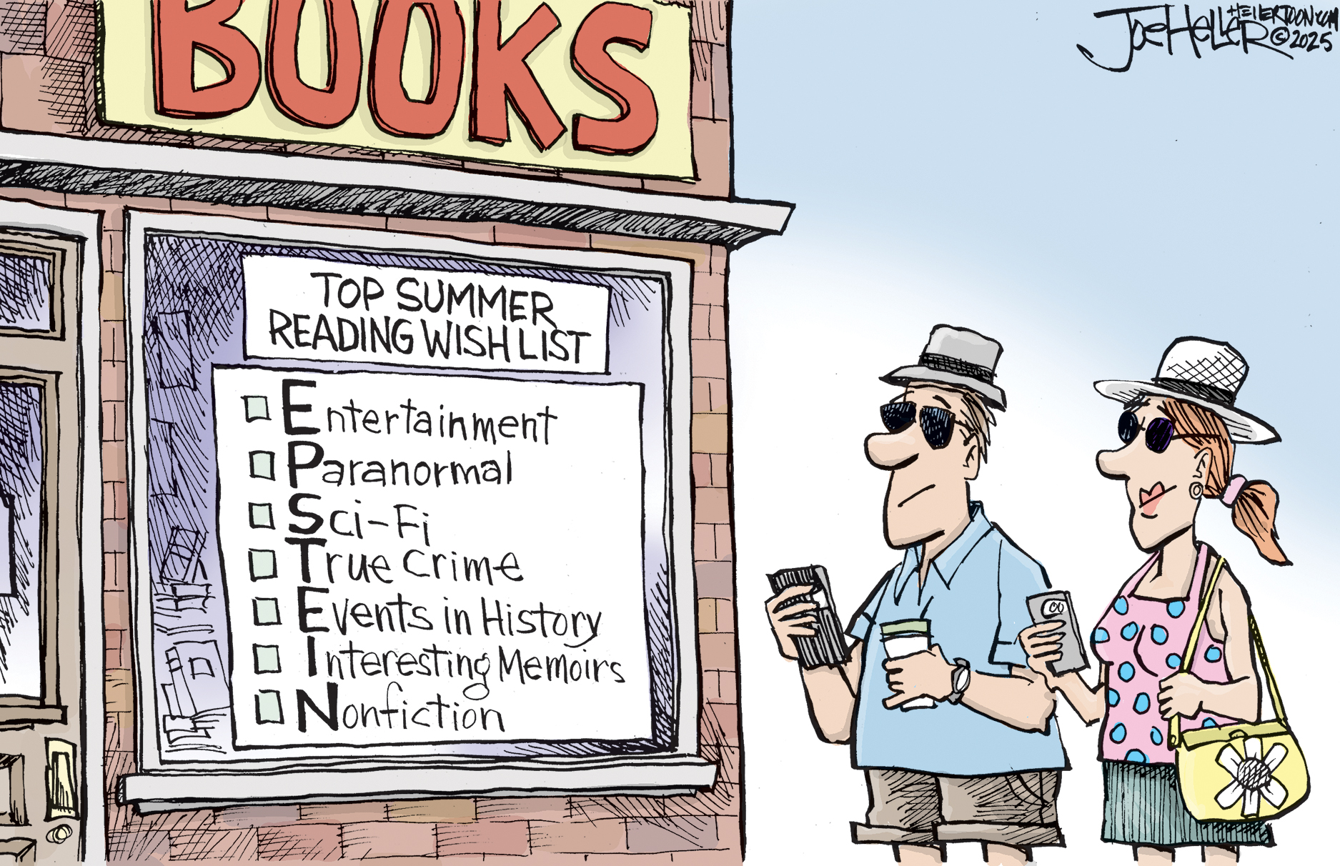 Political cartoon