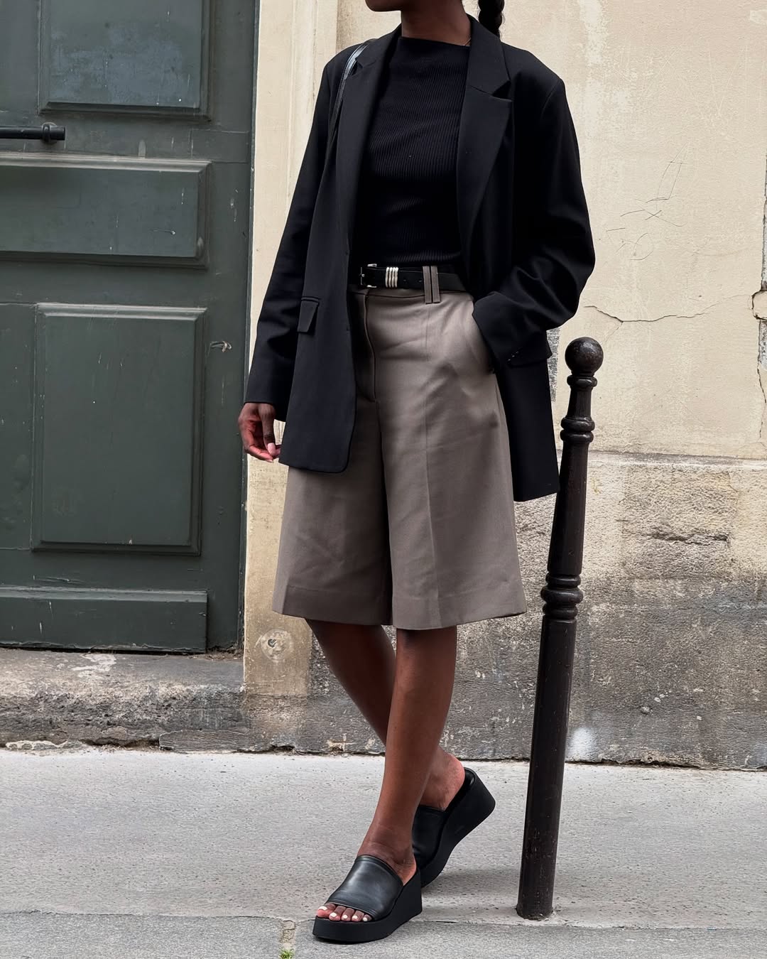 Liv in platform slide sandals