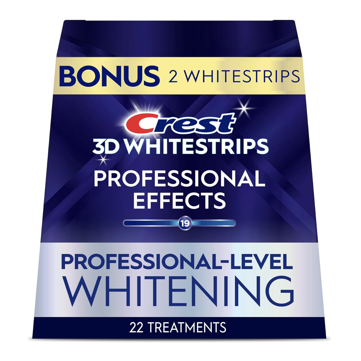 Crest 3d Whitestrips Professional Effects, Whitestrip 3d White, Teeth Whitening Strip Kit, 44 Strips (22 Count Pack), Crest Teeth Whitening Strips, Teeth Whitening Kit