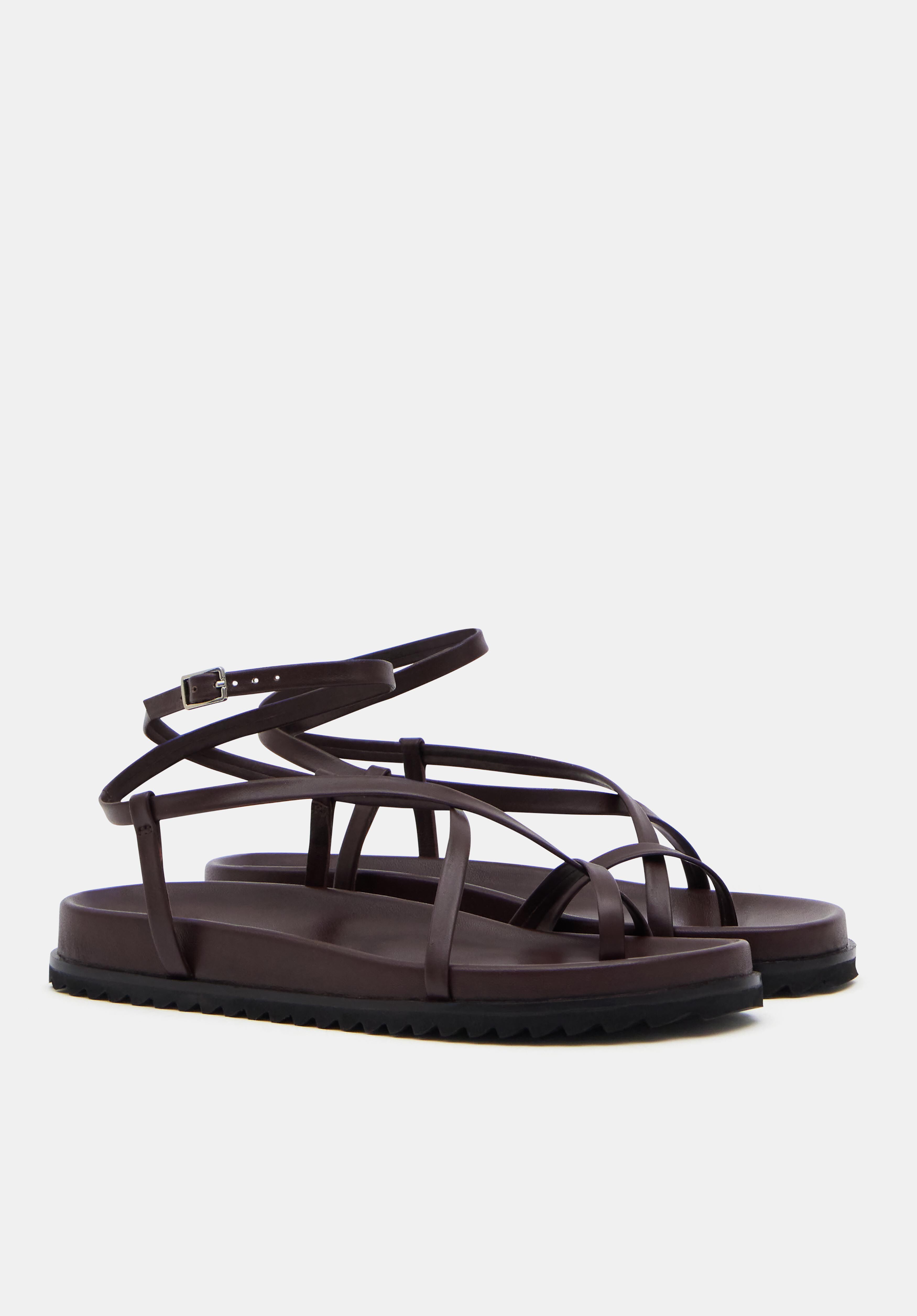 Thea Strappy Leather Sandals
