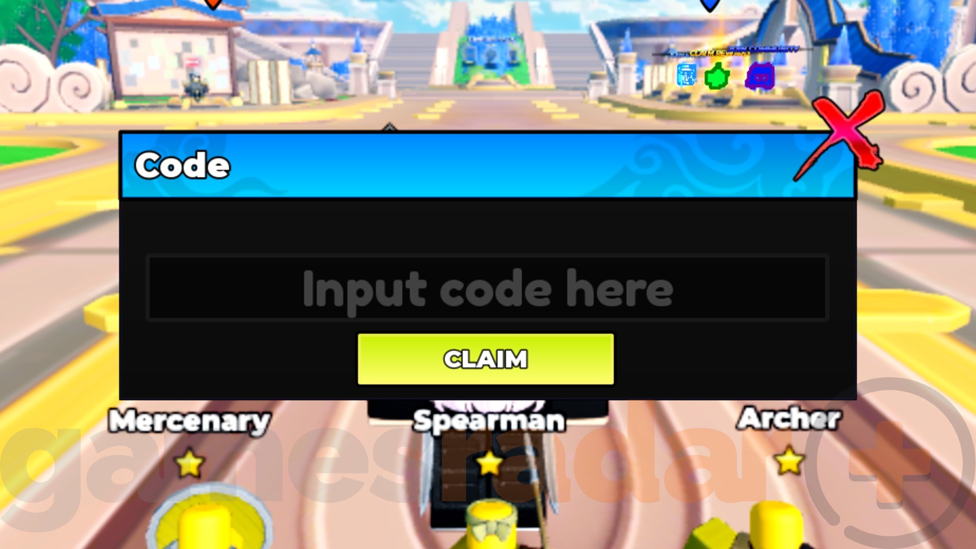 The Command an Army codes redemption box,