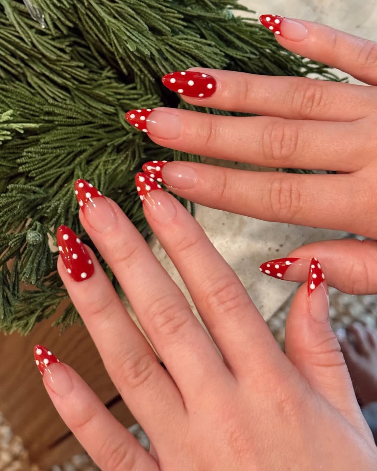 Brick Red Nails @nailartbyqueenie