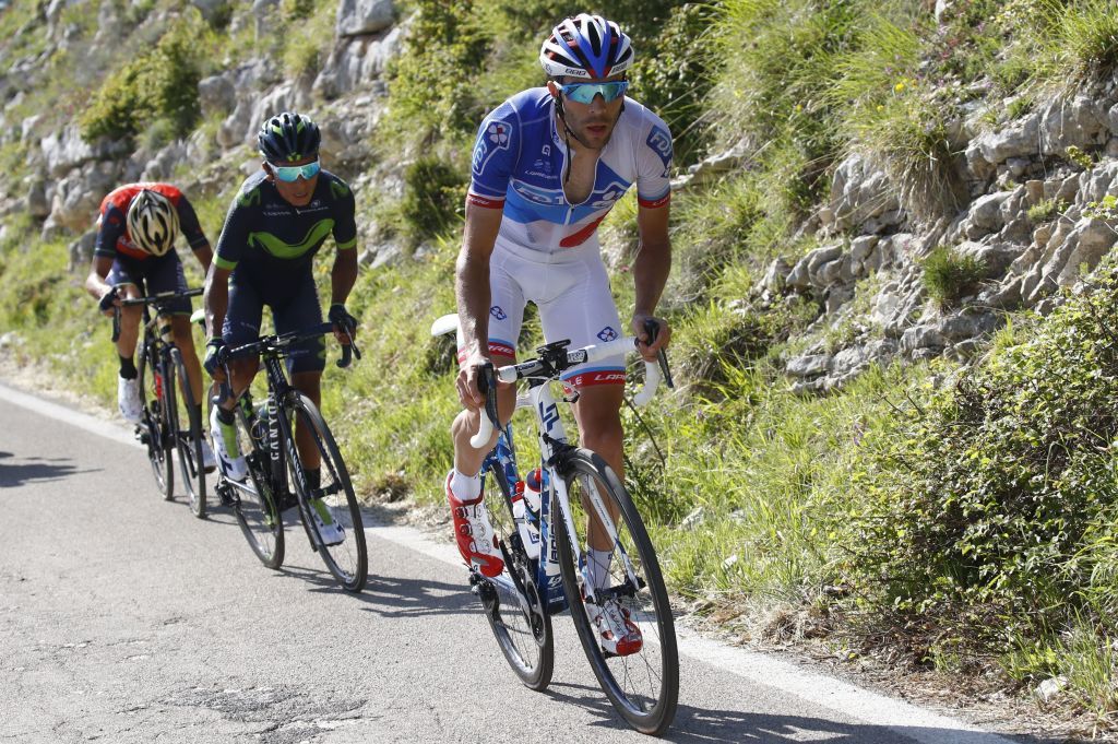 Thibaut Pinot (FDJ) attacks Quintana