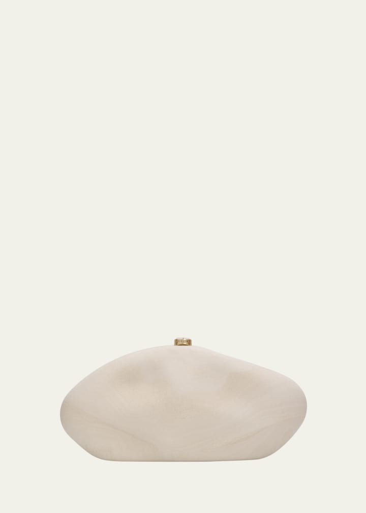 The Caldera Marbled Acrylic Clutch Bag