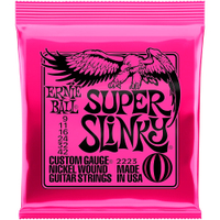 Ernie Ball Super Slinky strings three-pack: now $10