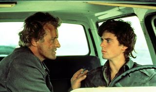 Rutger Hauer and C. Thomas Howell star in 'The Hitcher'