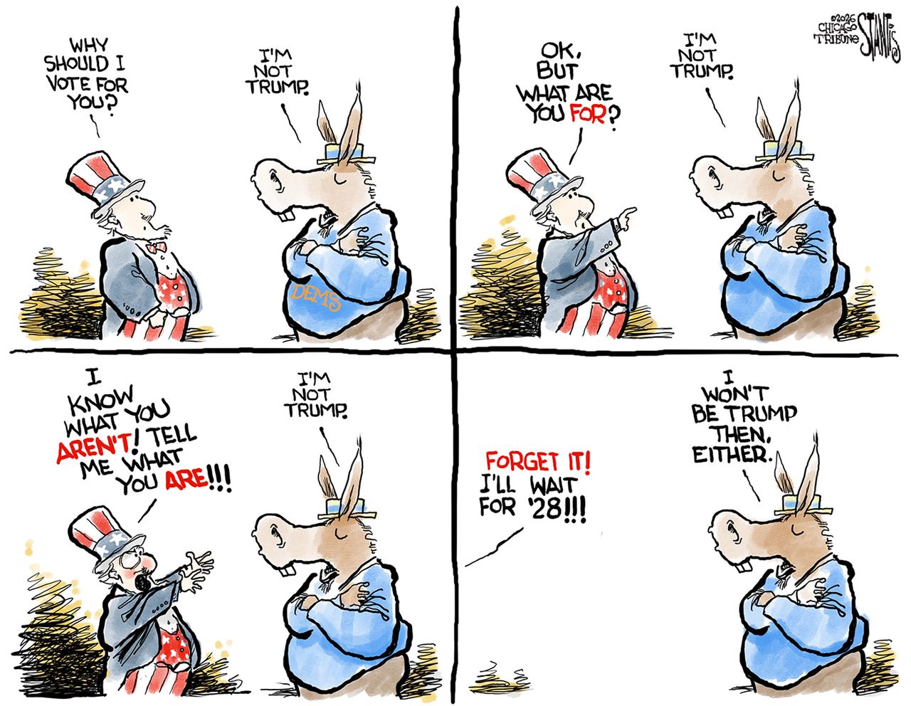Political cartoon