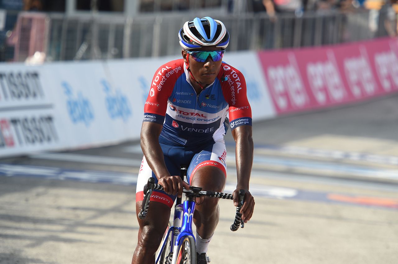 11-09-2020 Tirreno - Adriatico; Tappa 05 Norcia - Sassotetto; 2020, Total - Direct Energie; Manzin, Lorenzo; Sassotetto;