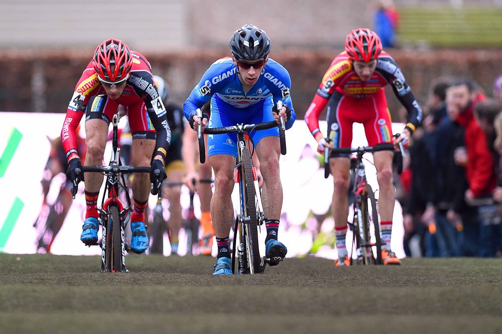 Kevin Pauwels (Bel) and Lars van der Haar (Ned)