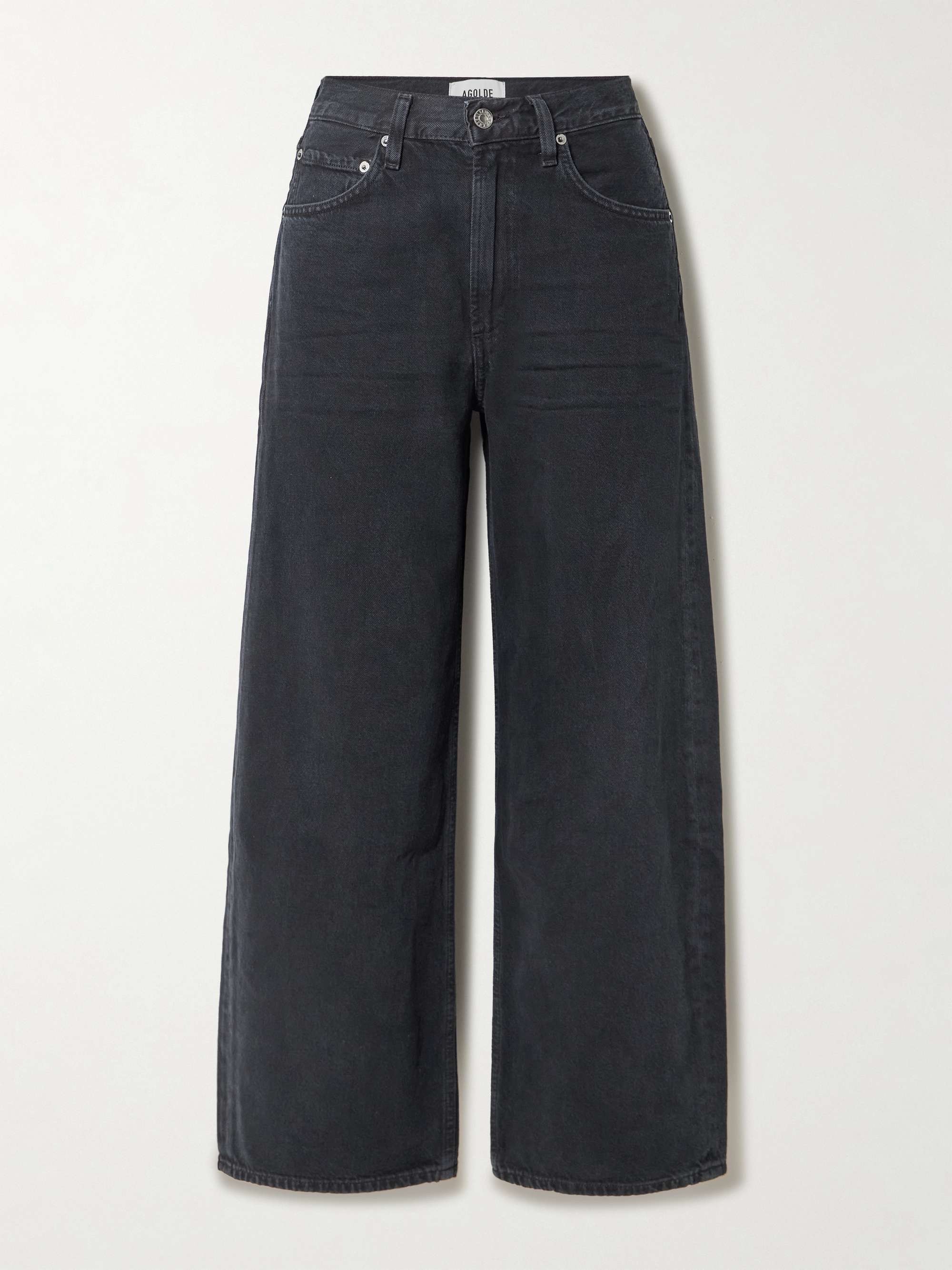 Low Curve Crop High-Rise Wide-Leg Jeans