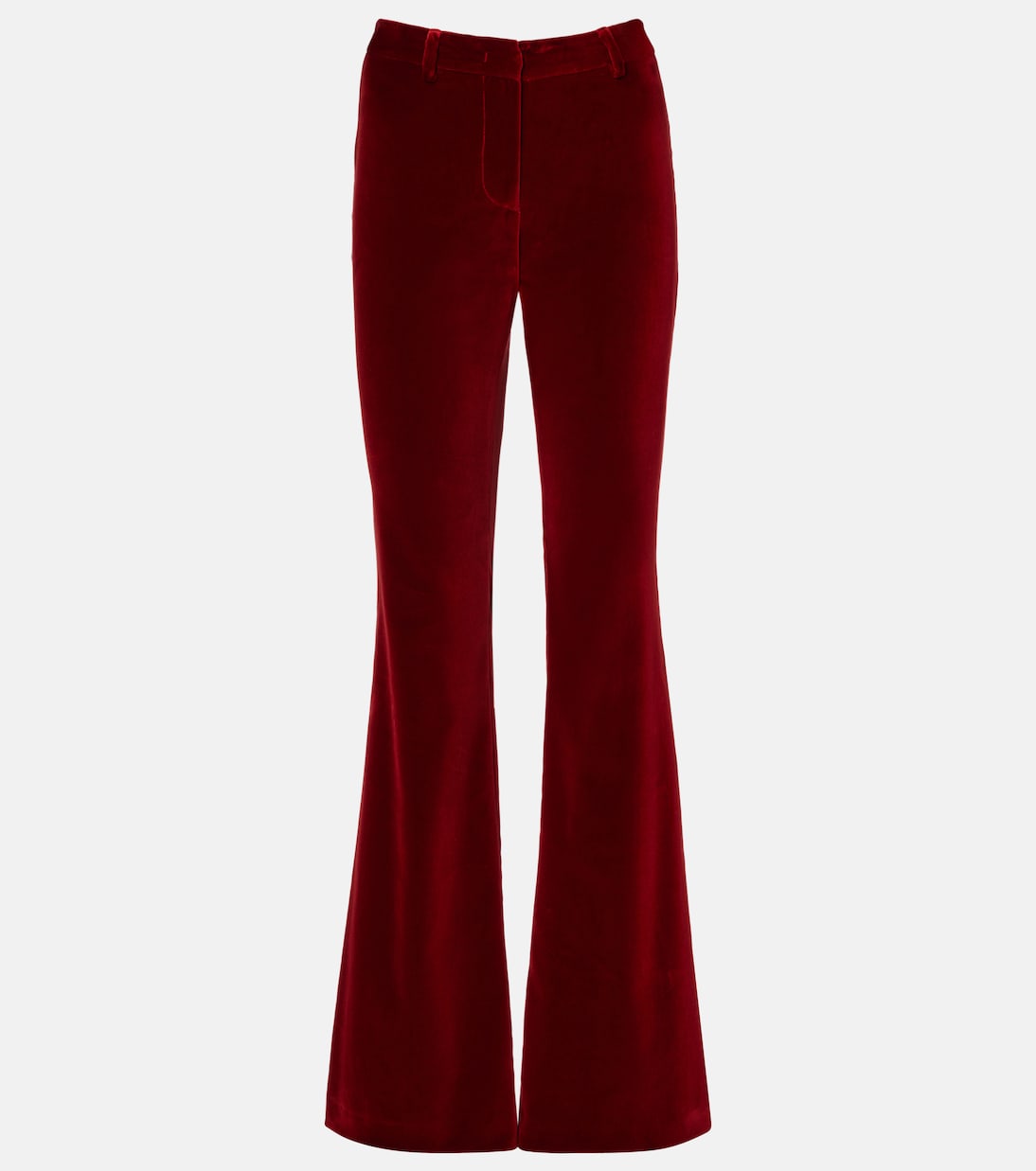 Cotton Velvet Flared Pants