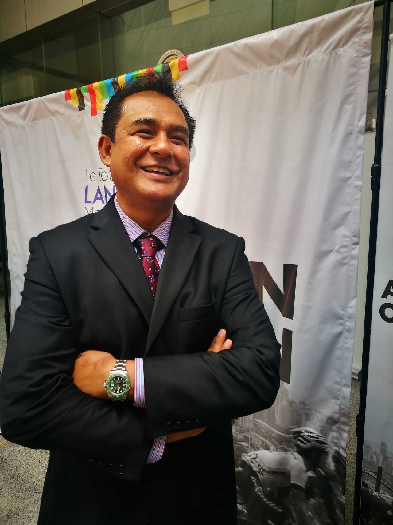 Race organiser Murugayan Kumaresan