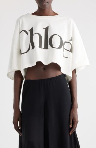 Oversize Crop Graphic T-Shirt