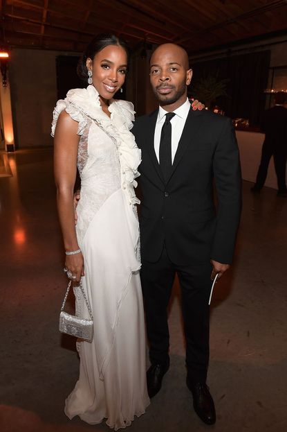 Kelly Rowland and Tim Weatherspoon 