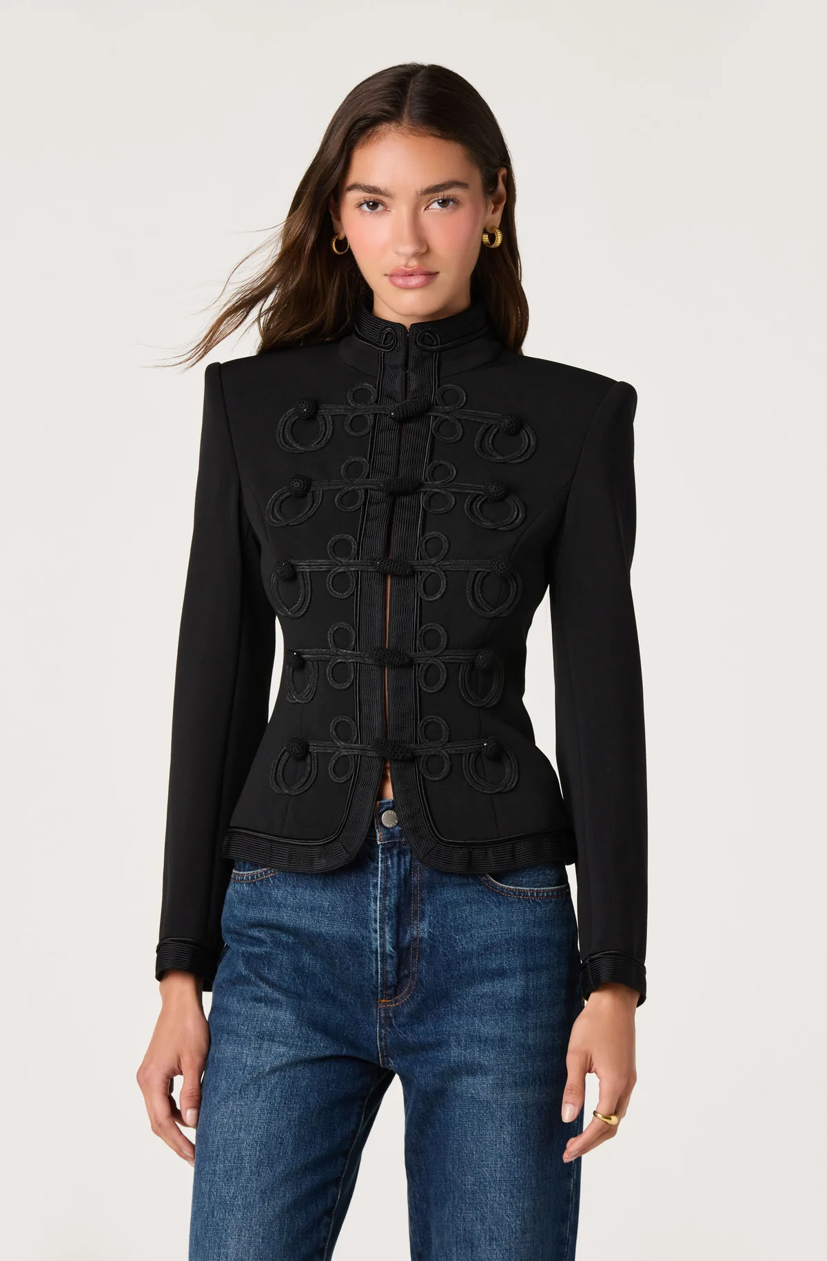 ASTR the Label, D'arcy Frog Fastening Jacket