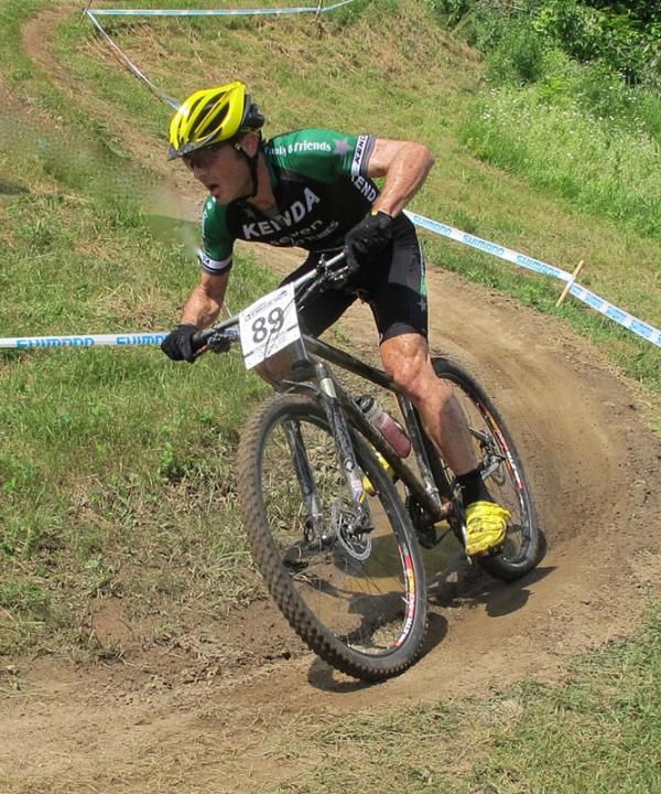 Mike Broderick racing at Mont-Sainte-Anne World Cup
