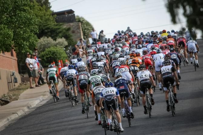 The short but steep climb on the backside of the course.