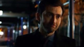 David Tennant smirking as Kilgrave in Jessica Jones