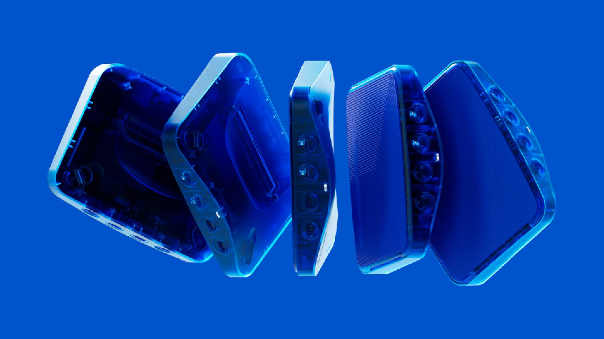 Analogue 3D in Ocean blue colorway