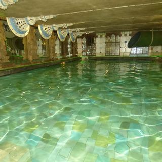 swimming pool with white tiles