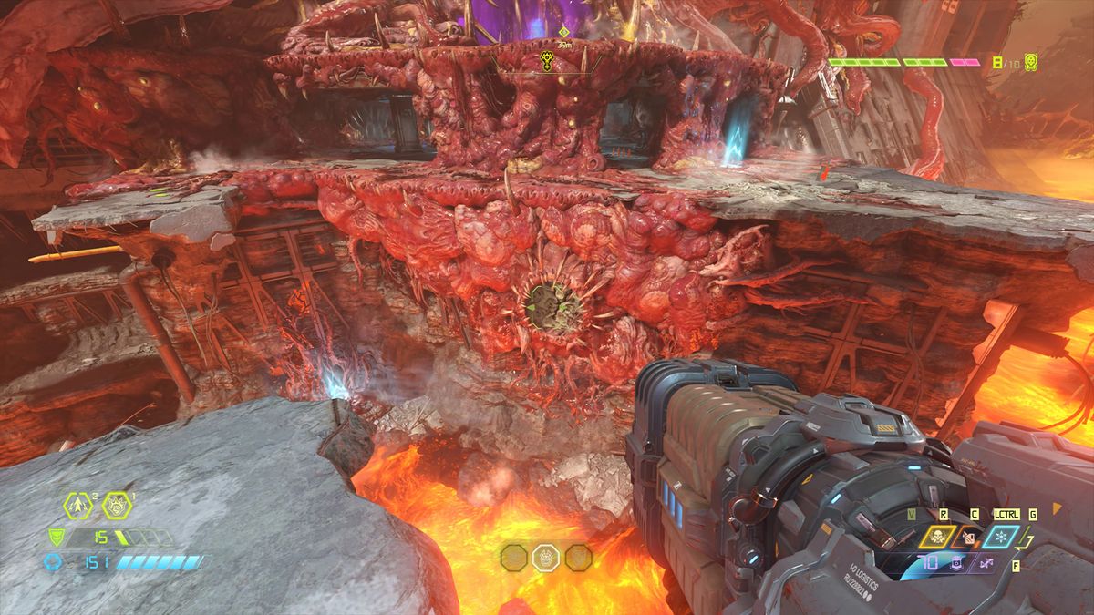 doom eternal cheat codes - infinite ammo - super gore nest