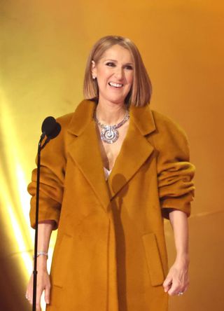 Celine Dion attending the Grammy Awards in 2024