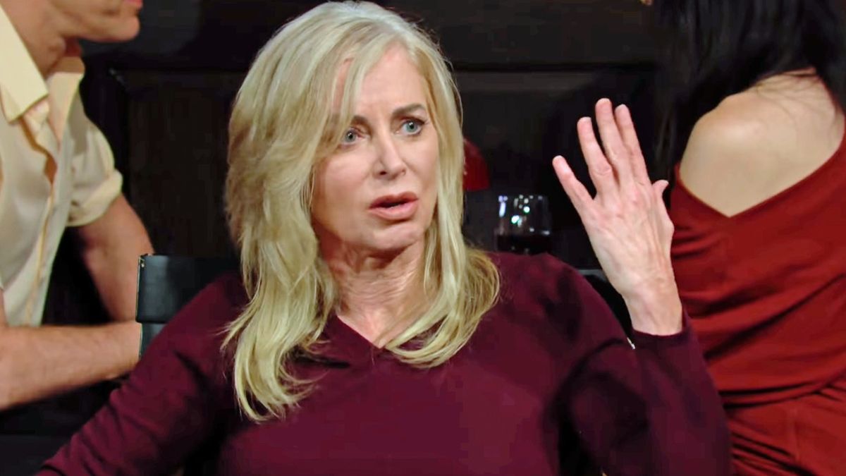 Eileen Davidson as Ashley confused in The Young and the Restless