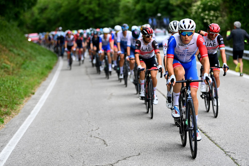 TREVISO ITALY MAY 26 Clement Davy of France and Team Groupama FDJ competes during the 105th Giro dItalia 2022 Stage 18 a 156km stage from Borgo Valsugana to Treviso Giro WorldTour on May 26 2022 in Treviso Italy Photo by Tim de WaeleGetty Images