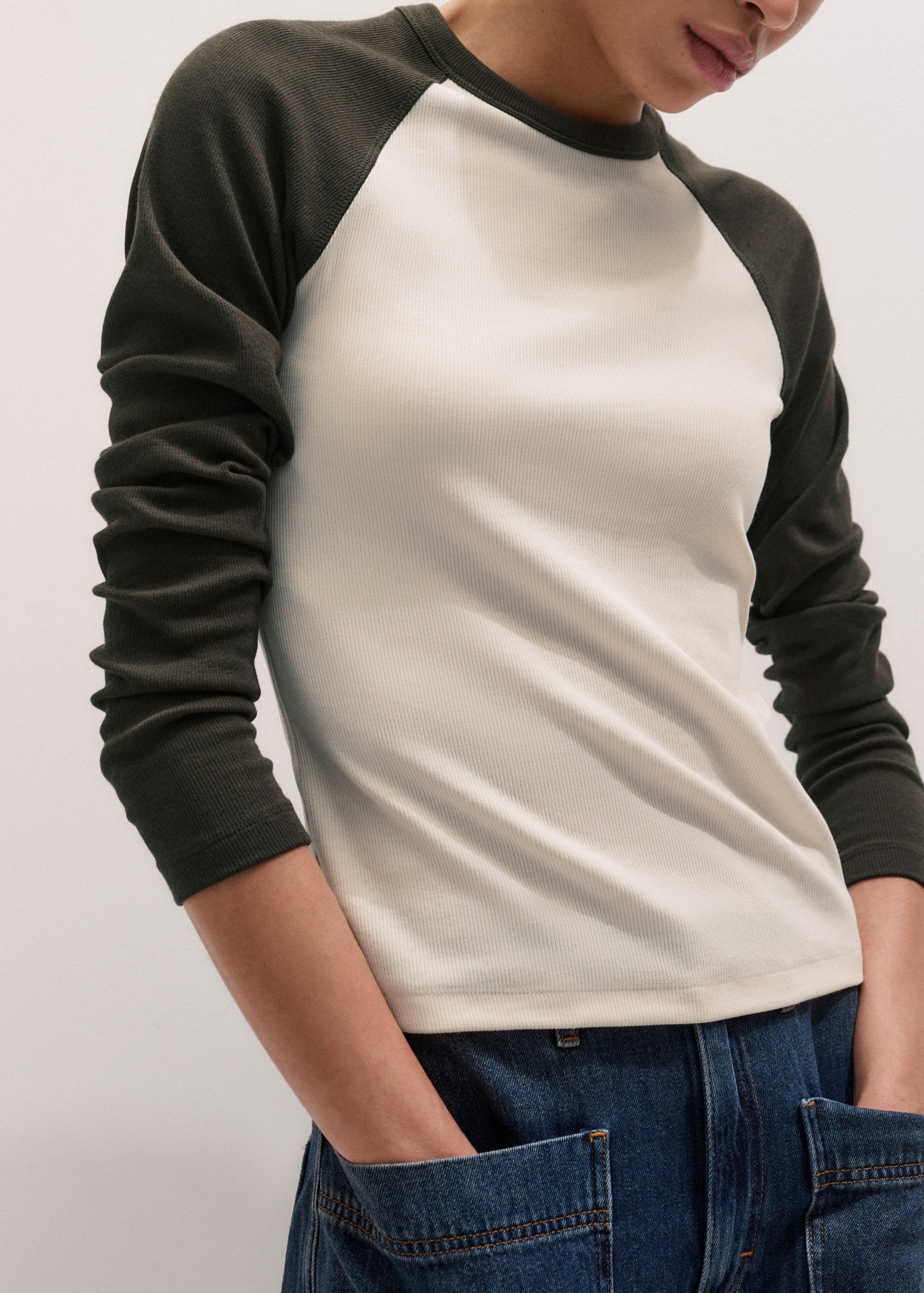 Slim Baseball Top