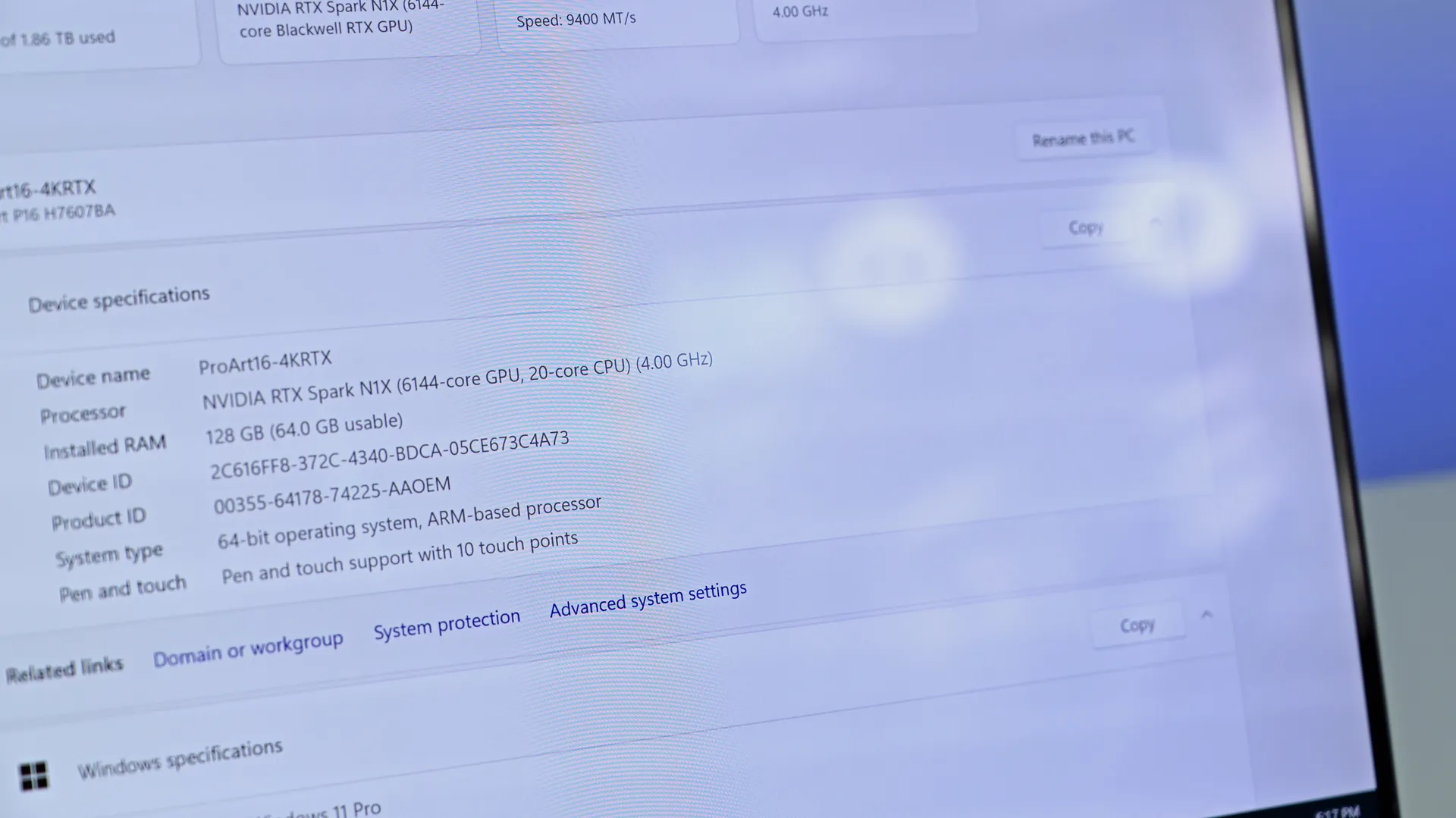 Обзор ноутбука ASUS ProArt P16 RTX Spark: особенности платформы и производительность — изображение 9
