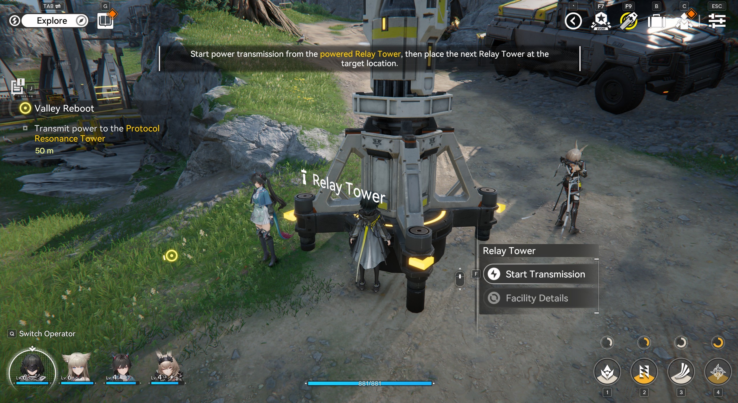 Arknights: Endfield power - Start transmission