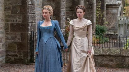 Imogen Waterhouse and Kristine Fr&oslash;seth in The Buccaneers