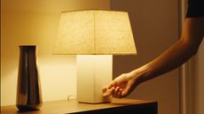 illuminated linen lamp 