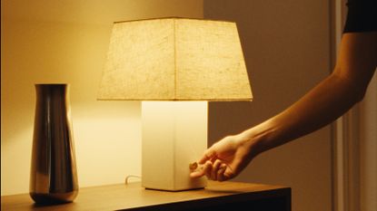 illuminated linen lamp 