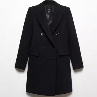 black tailored coat