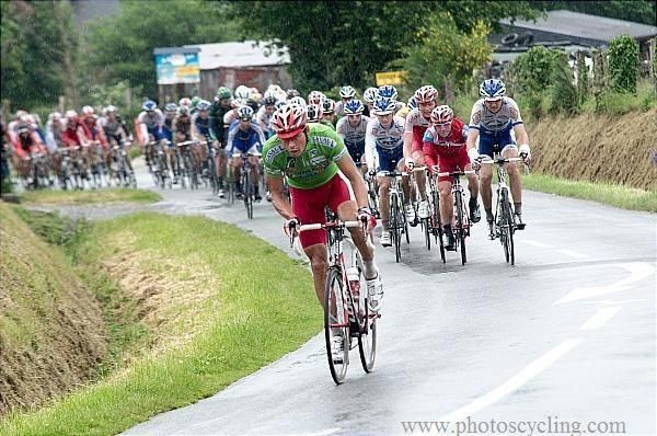 Aleksejs Saramotins (Cofidis) on the offensive.