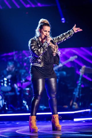 WARNING: Embargoed for publication until 00:00:01 on 02/02/2016 - Programme Name: The Voice - TX: 06/02/2016 - Episode: The Voice - Episode 5 (No. 5) - Picture Shows: THE VOICE - EPISODE 5 (WEEK 6) Vivica Jade - (C) WALL TO WALL - Photographer: GUY LEVY