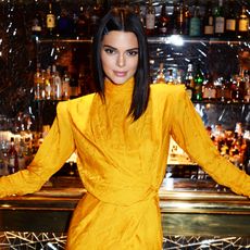 Yellow, Fashion model, Fashion, Neck, Night, Formal wear, Photo shoot, Fashion design, Model, Black hair, 