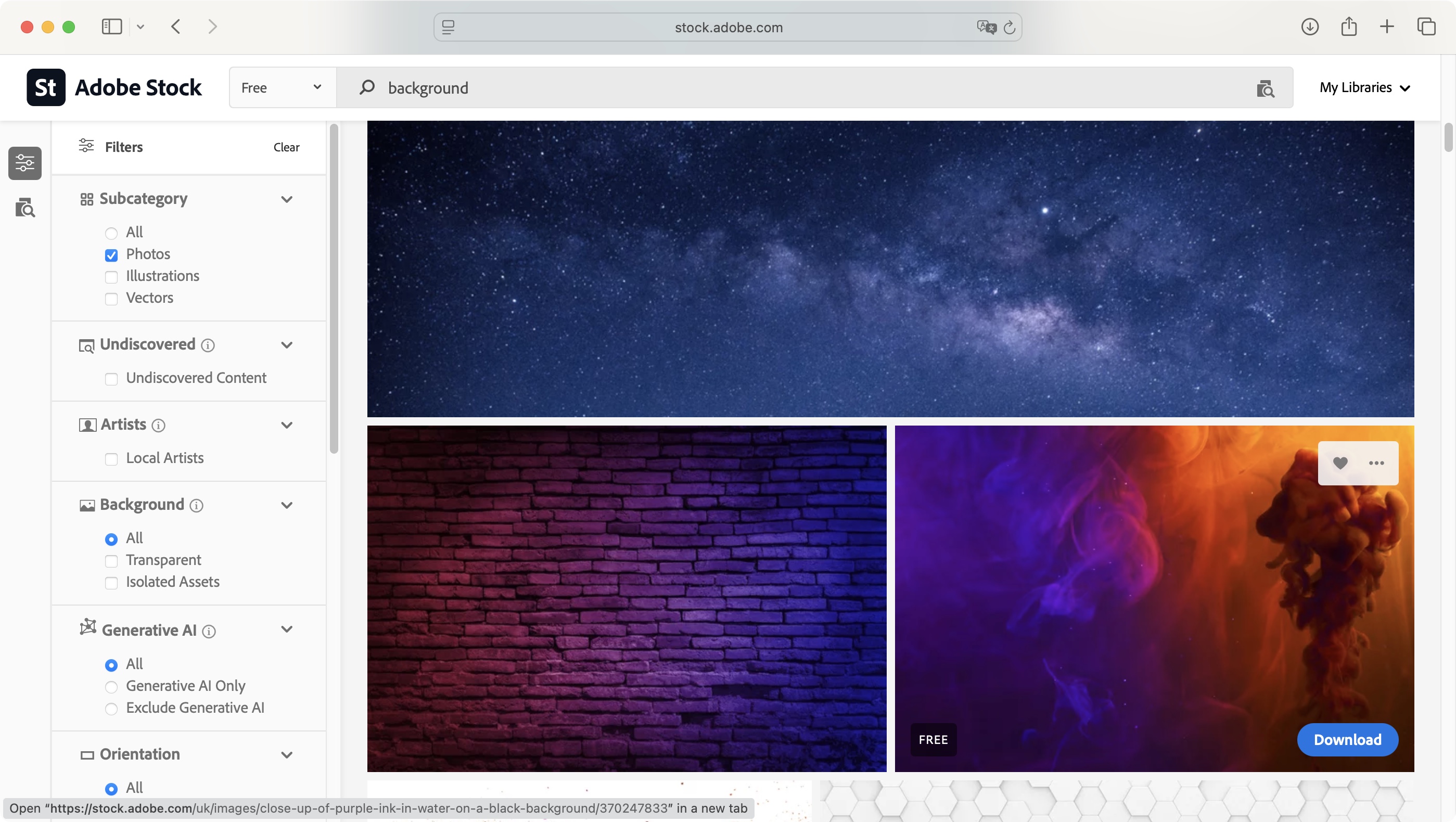 Adobe Stock during our review