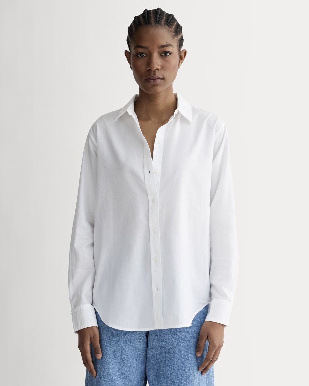 The Must-Have Shirt in Silky Cotton | White - 00