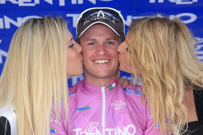 Maxime Bouet (AG2R - La Mondiale) on the podium