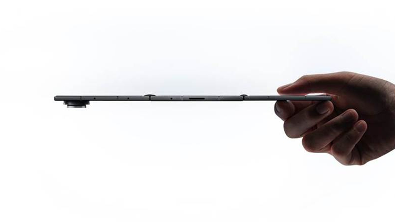 The Samsung Galaxy Z Trifold on a white background.