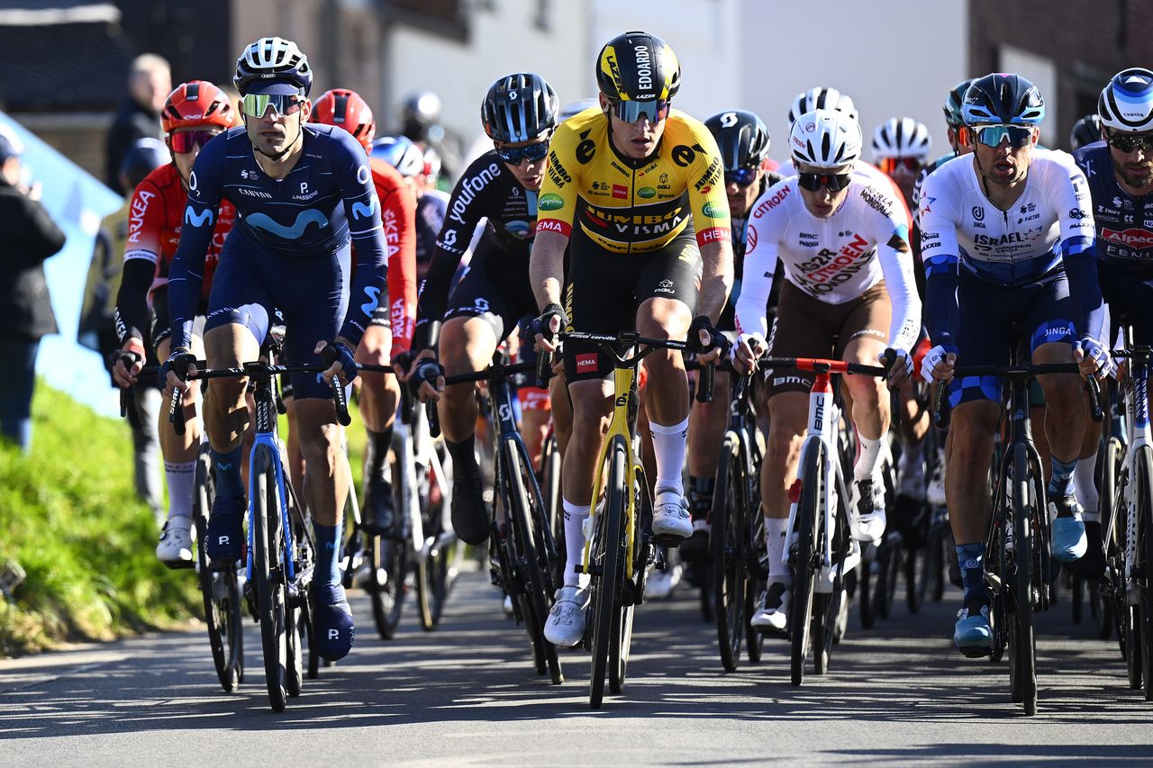 Omloop Het Nieuwsblad 2022 77th Edition Gent Ninove 2042 km 26022022 Scenery photo Gregory Van GansenSprintCyclingAgency2022