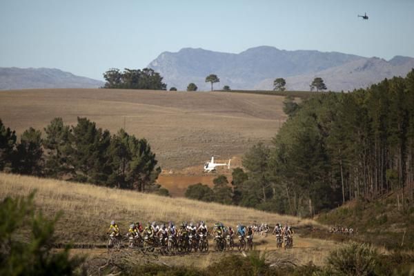 The lead bunch during the final stage