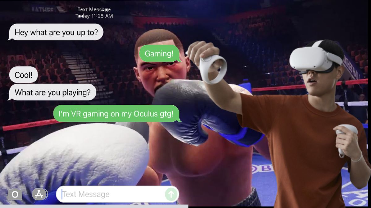 Oculus Quest get imessenger alerts