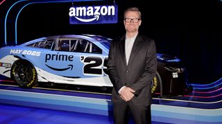 Dale Earnhardt Jr. at Amazon's 2024 upfront